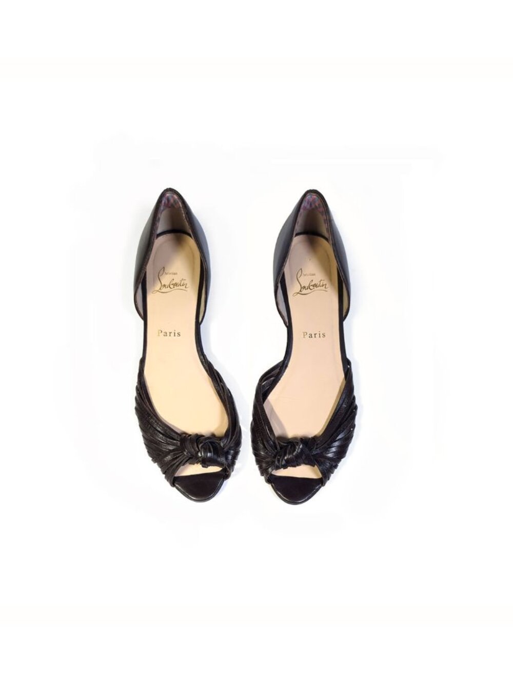Christian Louboutin Peeptoe Flats Size 39 Womens Size 8
